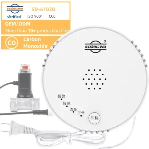 Carbon Monoxide Gas Detector Home Alarm System with Sound and Light Alarm Factory Direct