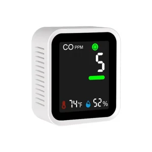 Carbon Monoxide Temperature and Humidity Alarm with Real Time Monitoring for Home Safety