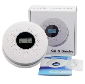 Carbon monoxide alarm + smoke alarm Compound 2 in 1 gas detector