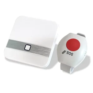 Caregiver Pager Wireless Nurse Alert System Wristband SOS Emergency Call Button