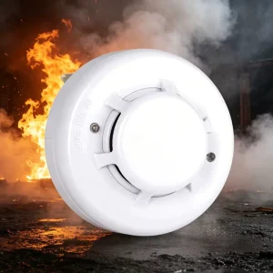 Ceiling-Mounted Photoelectric Smoke Detector 2/3-Wire 9-28V Wiring Type Fire Smoke Alarm