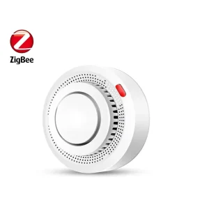 Ceiling-Mounted Smart Zigbee Smoke Detector with Sound Alarm