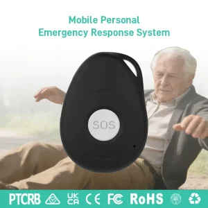 Children’s GPS Tracker Bracelet with SOS Alarm Button, Emergency Call System for Seniors