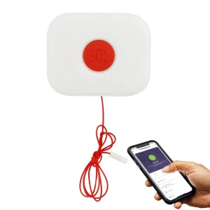 China Factory Waterproof WiFi Smart Elderly Emergency SOS Button Personal Alarm System
