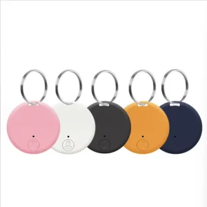 Circular Pet GPS Anti Loss Device with Intelligent Positioning Bidirectional Alarm Customized Color New Design Simple Style