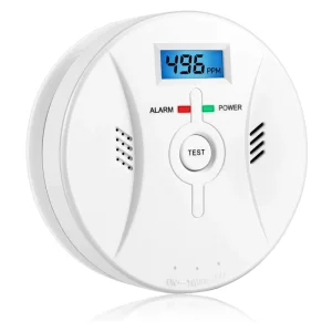 Combination Smoke and Carbon Monoxide Alarm with LCD Display
