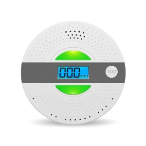 Combination Smoke and Carbon Monoxide Detector with Sound and Light Alarm
