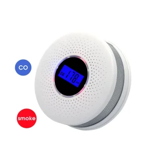 Combined Smoke and Carbon Monoxide Detector with LCD Display