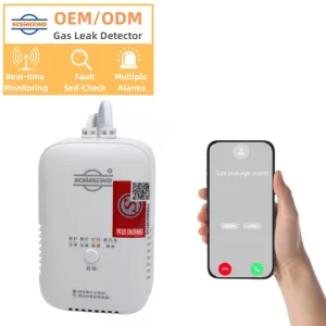 Combustible Gas Detector Home Security System EX Methane Semiconductor Type for Manufacturer