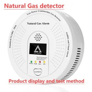Combustible Gas Detector for Methane, Natural Gas, CH4, and Propane with Alarm Sensor