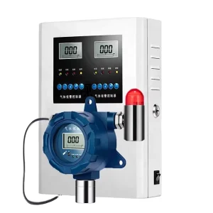 Combustible Gas Leak Detection Control Analyzers Meter Monitor Radon Detector Industrial Touch Screen Fixed Gas Alarm Controller