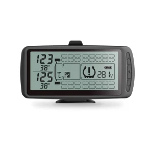 Commercial Truck TPMS Wireless Digital Tire Pressure & Temperature Monitoring System Heavy Duty 433.92MHz Data Output