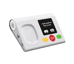 Compact Elderly GPS Tracker One Click Emergency Call Health Monitoring Console