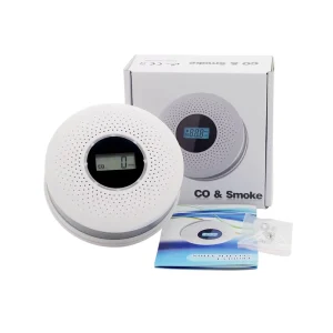 Compact Gas Smoke Alarm and Carbon Monoxide Detector