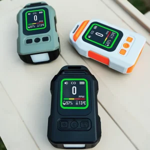 Portable Rechargeable CO Detector With Magnetic Back 340H Standby For Travel Camping Hotel Car RV Safety Use