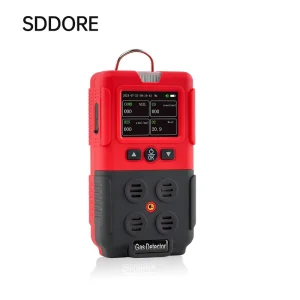 Confined Space Multi H2O2 ETO CS2 COCL2 HF HCL HCN NO CLO2 VOC Toxic Gas Detector Portable O2 LEL H2S CO 4 Gas Detector