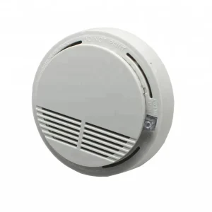 Conventional 12V Smoke Sensor and Fire Alarm, 4-Wire