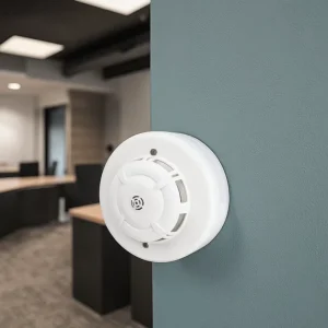 Conventional Fire Alarm System Smoke Detector with Sounder, CE Certified, IP55