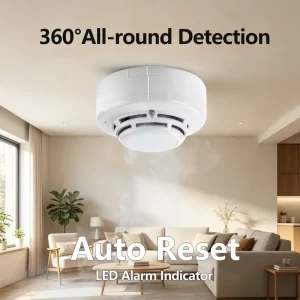 Conventional Hardwired Smoke Detector EN54-7 Certified