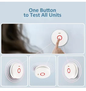 Conventional Photoelectric Smoke Detector EN54 Certified Fire Alarm System Sensor