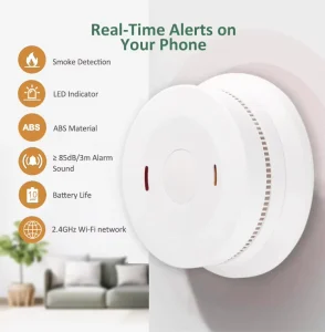 Conventional Smoke Detector EN54 Approved Photoelectric Smoke Sensor for Fire Alarm Host System