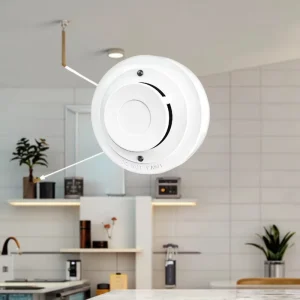 Conventional Wired Smoke Detector for Home or Office Fire Alarm Security
