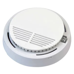 Cordless Wireless Smoke Alarm Fire Detector with Red LED Flash