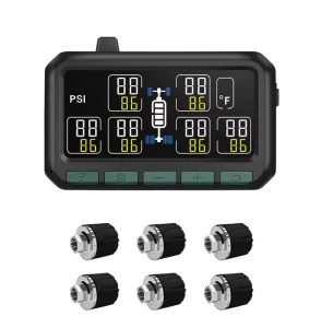 Cross border Exclusive Smart Wireless Tire Pressure Monitoring System for 6 Wheel Trucks and Buses