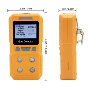 Cross border Four in One Portable Explosion Proof Industrial Toxic Harmful Gas Detector ABH400 Sound Light Voice Alarm High