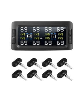Cross border exclusive smart wireless tire pressure monitoring system for 8 wheel trailer buses
