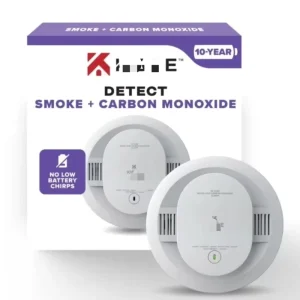 Cuacfex 8-Pack PLC Controls Smoke CO Detection Hardwired Power Safety Alarm System Interlock Industrial Safety