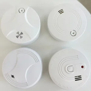 Custom 9V Battery powered Smoke Detector Fire Alarms Infrared Light Sensor Smoke Detector