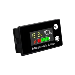 DC 8V 100V temeperature alarm waterproof Battery Capacity Indicator Lead Acid Lithium LiFePO4 Voltmeter voltage meter