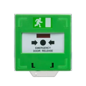 DC12 24V Resettable Security Panic Button Fire Alarm Emergency Door Release Switch Manual Call Point LED ABS