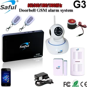 DIY Wireless Home Security Alarm System with IP Camera and Pet-Friendly PIR Sensor, WiFi Intruder Alarm