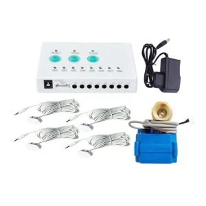 DN25 Water Leak Alarm System for Indoor Use Bathroom Laundry Room Warehouse Flood Protection Alarm with 6M Water Leak Sensor