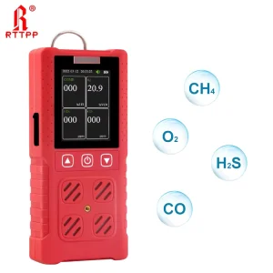 DR850 Industrial Portable 4-in-1 Explosion-Proof Gas Detector O2 CO H2S COMB for Confined Spaces