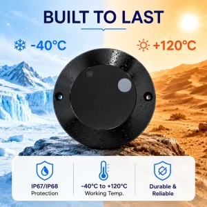 DT313 Wireless Humidity and Temperature Sensor IP68 Waterproof Smart Monitoring for Cold Storage Warehouse Greenhouse