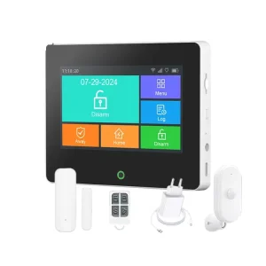 DUOMEI Tuya App WiFi GSM Home Motion Sensor Anti Intruder Alarm System 2G 4G Wireless Smart Security System