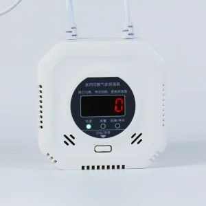 DUOTESI Factory Price Economical Single Gas Monitor Methane Domestic Natural Gas Alarm 0 20% LEL Light Sound AC220V