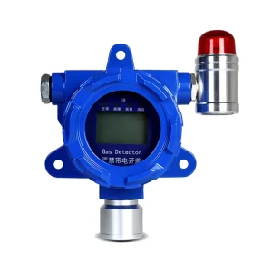 DUOTESI Industrial Use ATEX Fixed High Accuracy Multi Gas Oxygen Detector CH4 Sound+Light Alarm 24V Aluminum