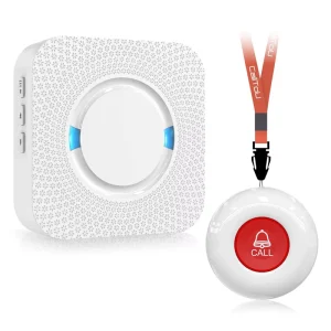 Daytech Calling System Pagers Customized Logo Wireless Caregiver Pager Waterproof Button Elderly Care Equipment Long Call Range