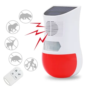 Daytech SL09 Outdoor Solar Powered PIR Motion Sensor Alarm