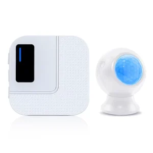 Daytech Tuya Wi Fi Smart PIR Motion Sensor Indoor Wall Mounted Security Alarm with Music OT Ringtone