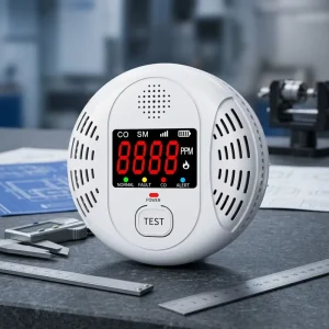 Digital Display Battery-Powered Smoke and Carbon Monoxide Detector with Electrochemical Sensor and 85dB Alarm