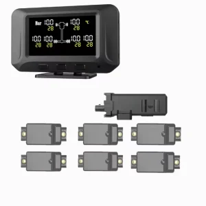 Digital LCD Alarm Tire Pressure Monitoring System Wireless TPMS for Car RV Truck