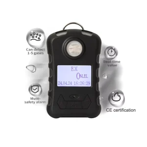 Digital Methane Methanol and Oxygen Gas Detector for Industrial Monitoring