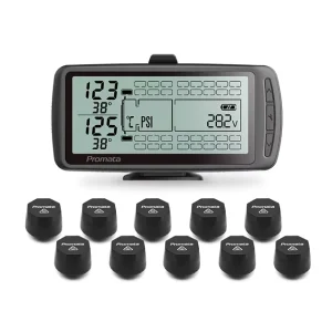 Digital Multi-Tire TPMS with Real-Time Alarms for Truck and Trailer Tire Safety