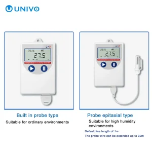 Digital USB Plastic Temperature Humidity Sensor Industrial Recorder OEM ODM Machine Room Greenhouse Farm Use High Accuracy IP55