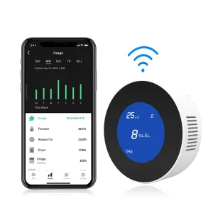 Domestic Gas Leak Detector Tuya Wifi Natural Gas Detecting Alarm Cooking Gsm Gas Alarm Detector